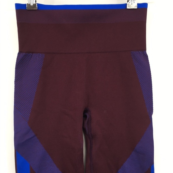 Pink Victoria's Secrets Leggings Womens Small‎ Burgundy Blue Cool And Comfy - Picture 2 of 12